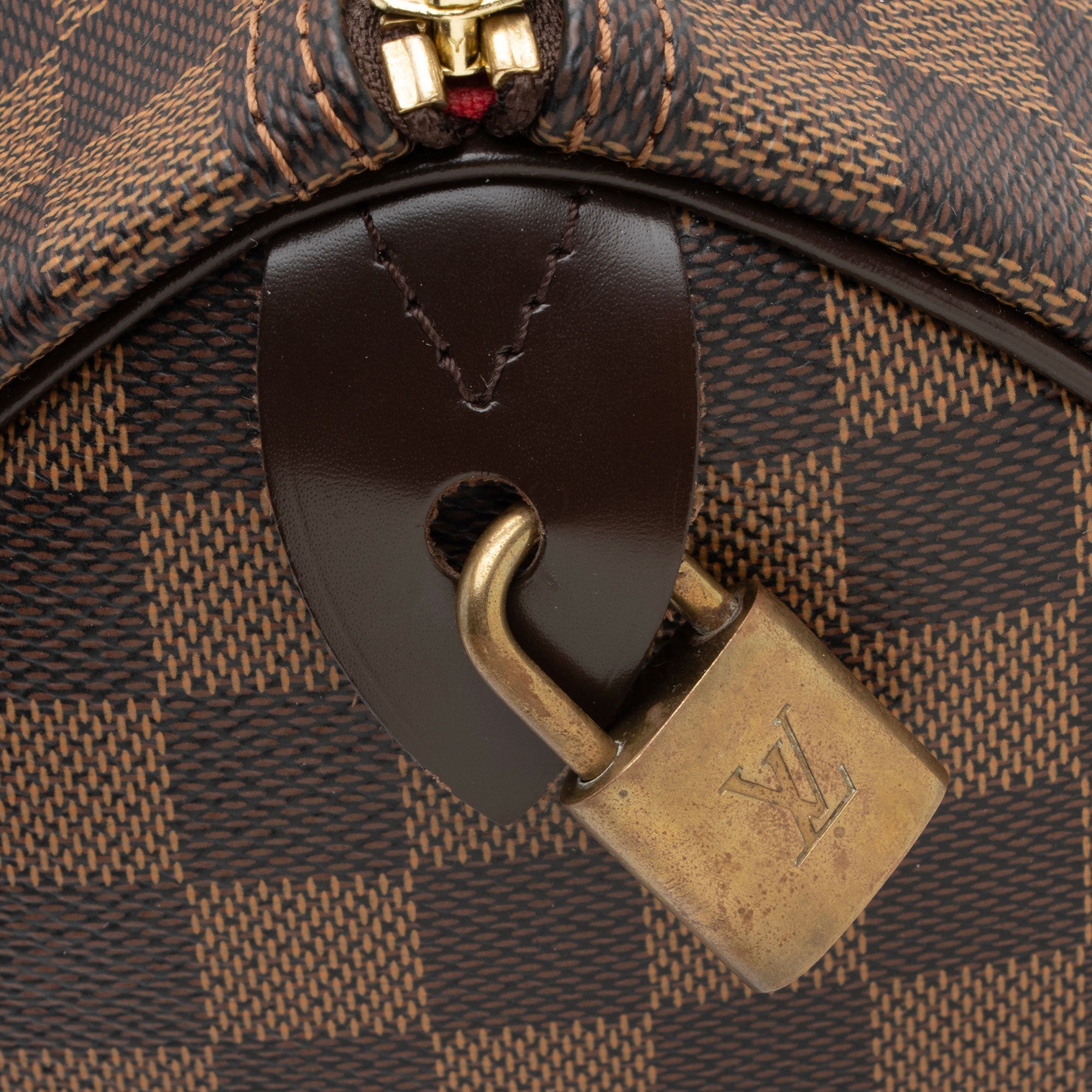 Louis Vuitton Damier Ebene Speedy 25 Satchel