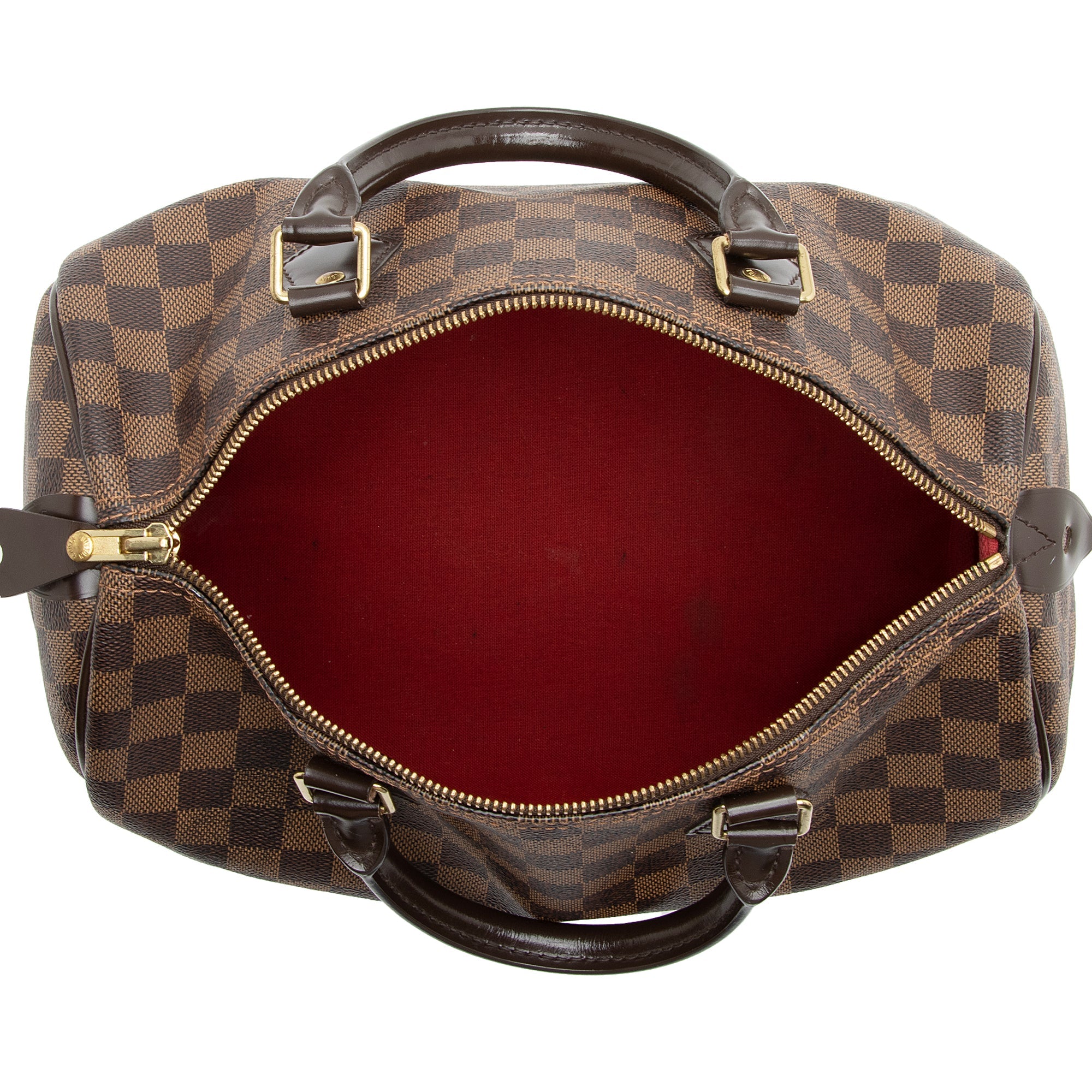 Louis Vuitton Damier Ebene Speedy 30 Satchel (SHF-iP09MB)