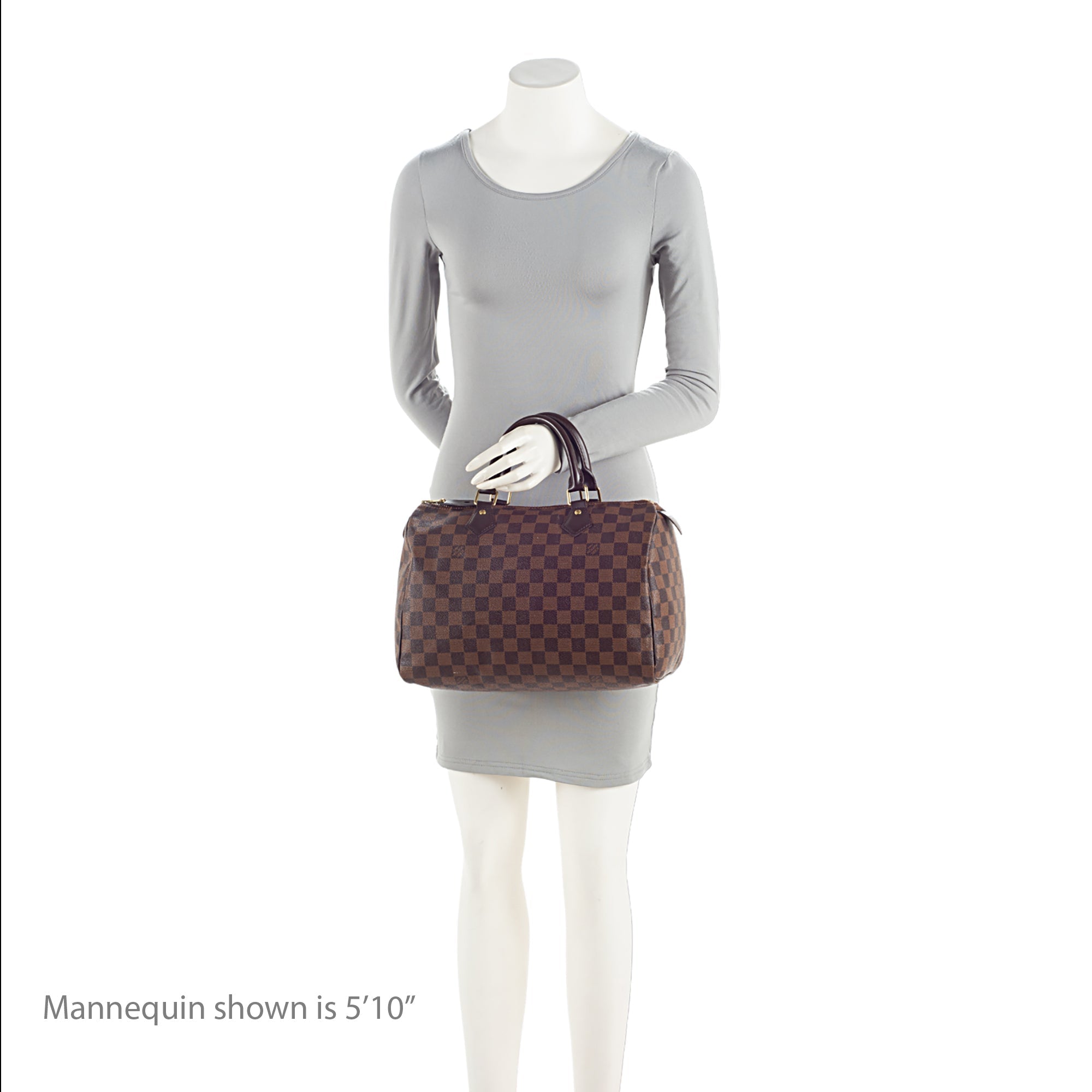 Louis Vuitton Damier Ebene Speedy 30 Satchel (SHF-woWUpp)