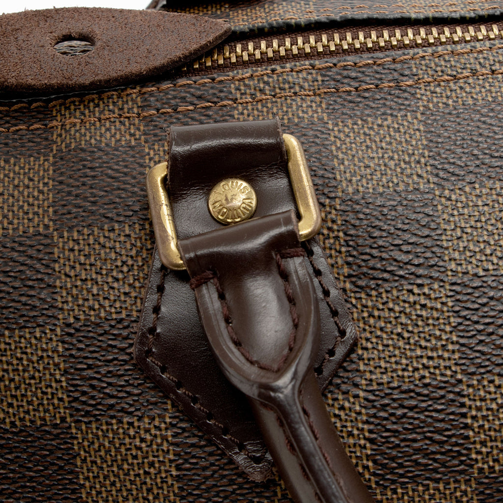 Louis Vuitton Damier Ebene Speedy 30 Satchel (SHF-yrMtsc)