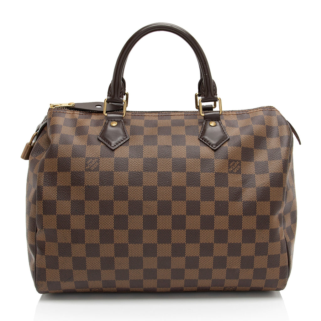Louis Vuitton Damier Ebene Speedy 30 Satchel (SHF-bTjaCO)
