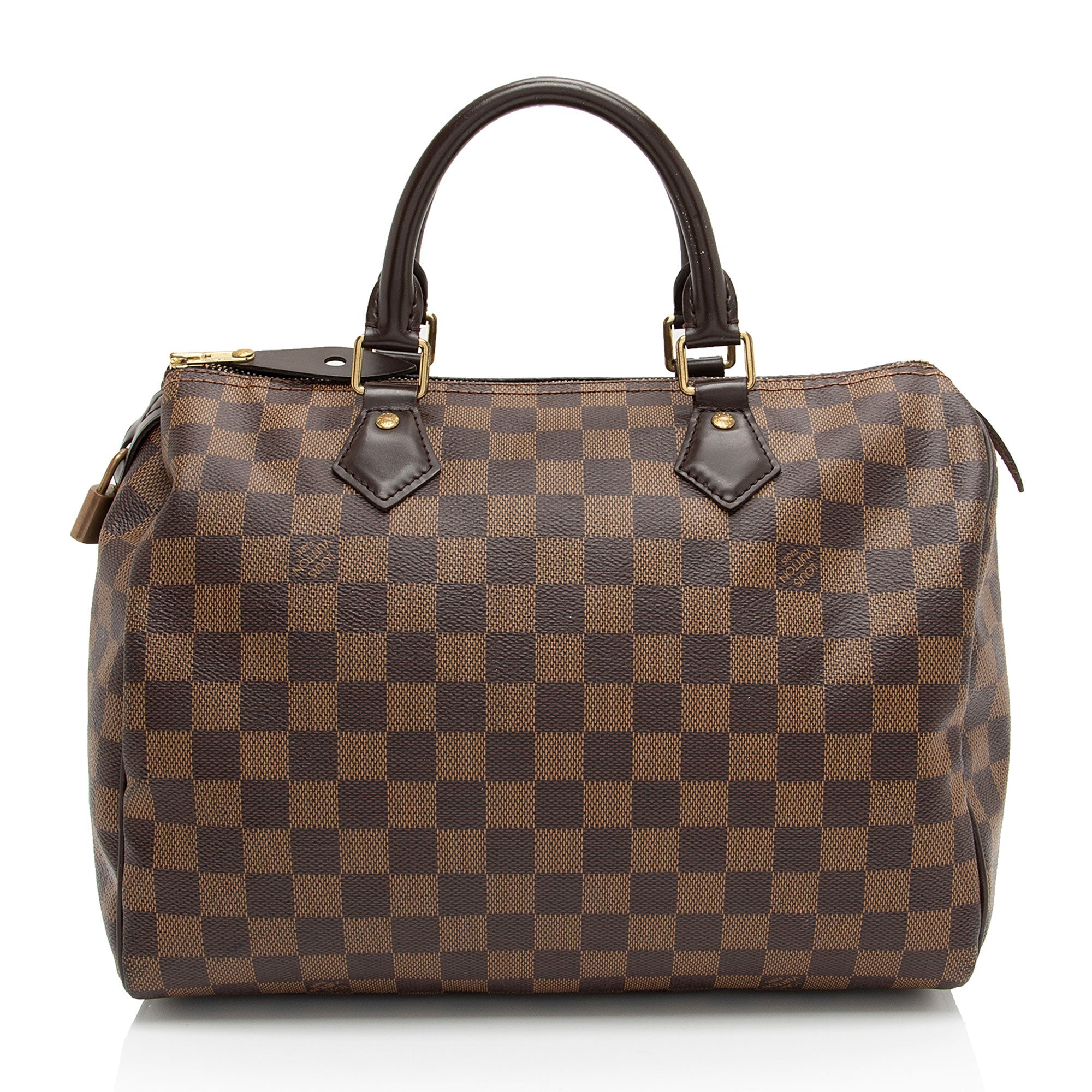 Louis Vuitton Damier Ebene Speedy 30 Satchel (SHF-bTjaCO)
