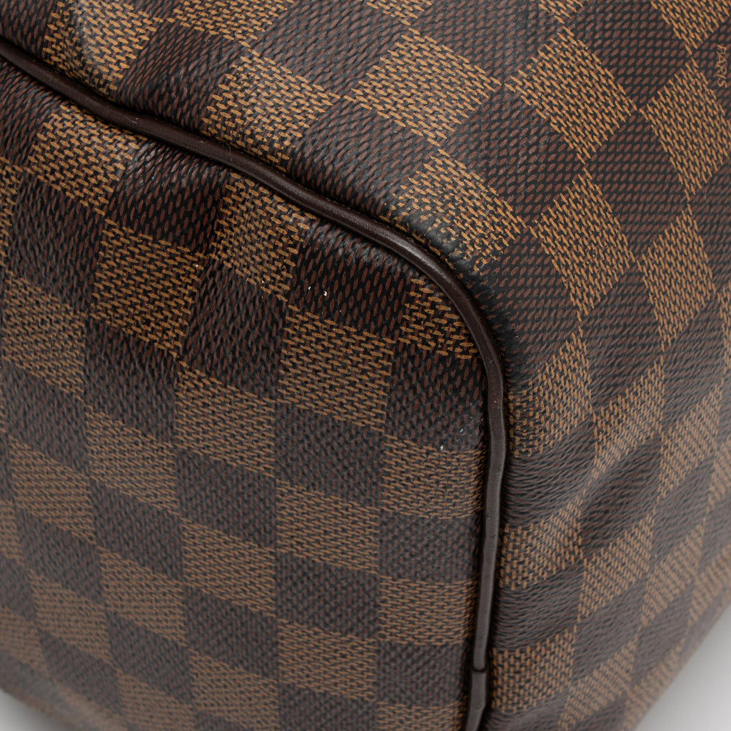 Louis Vuitton Damier Ebene Speedy 30 Satchel (SHF-bTjaCO)