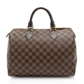 Louis Vuitton Damier Ebene Speedy 30 Satchel (SHF-Yd9xGm)