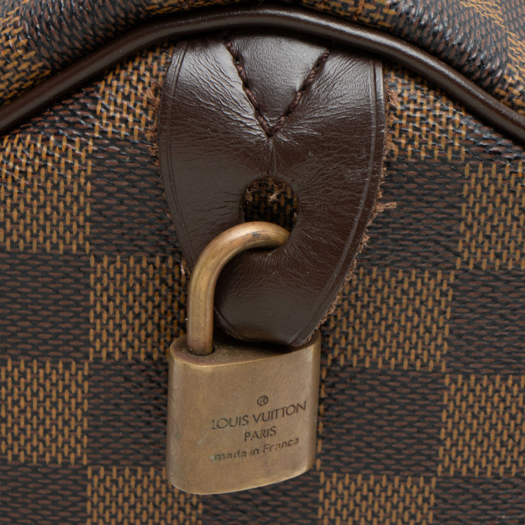 Louis Vuitton Damier Ebene Speedy 30 Satchel