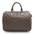 Louis Vuitton Damier Ebene Speedy 30 Satchel
