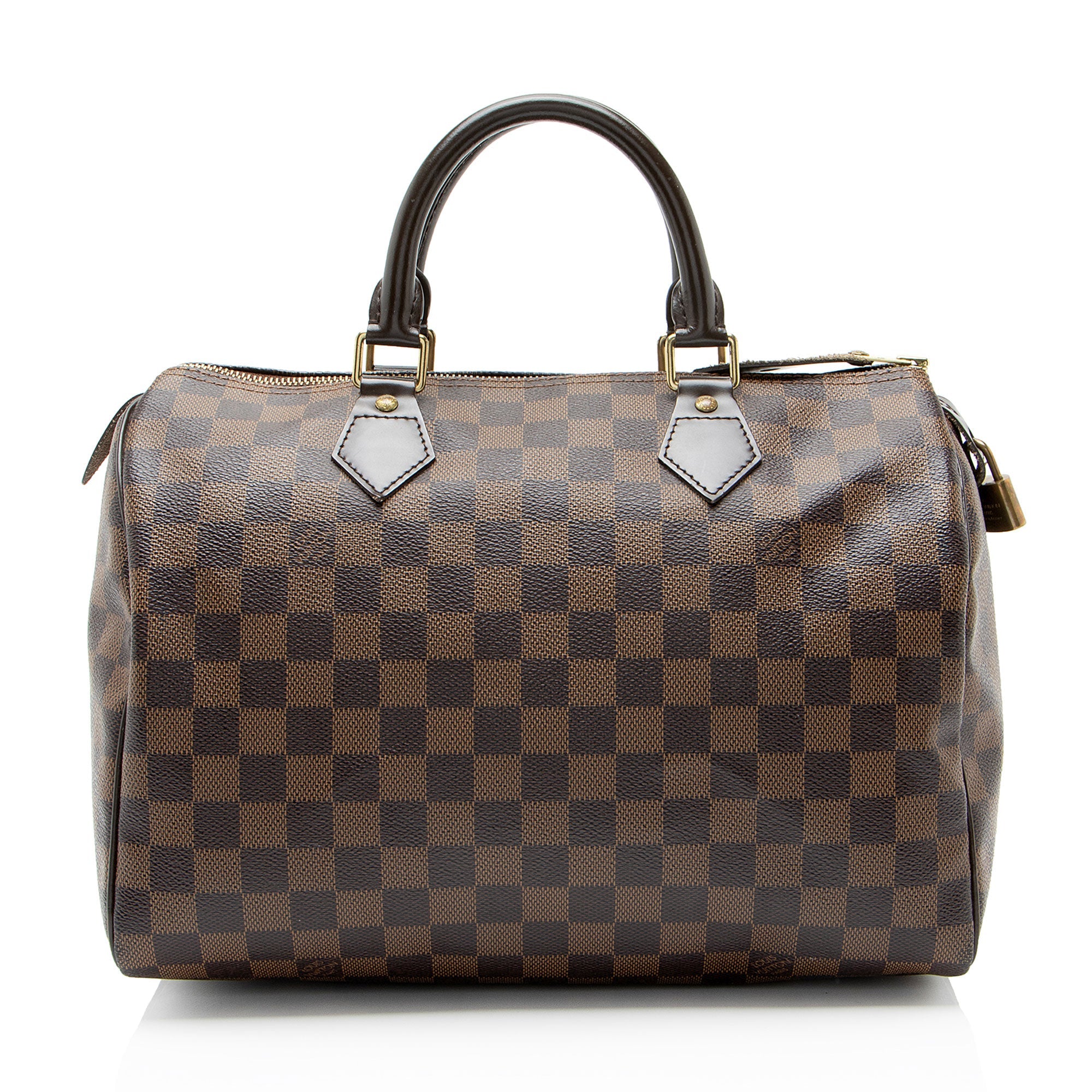Louis Vuitton Damier Ebene Speedy 30 Satchel