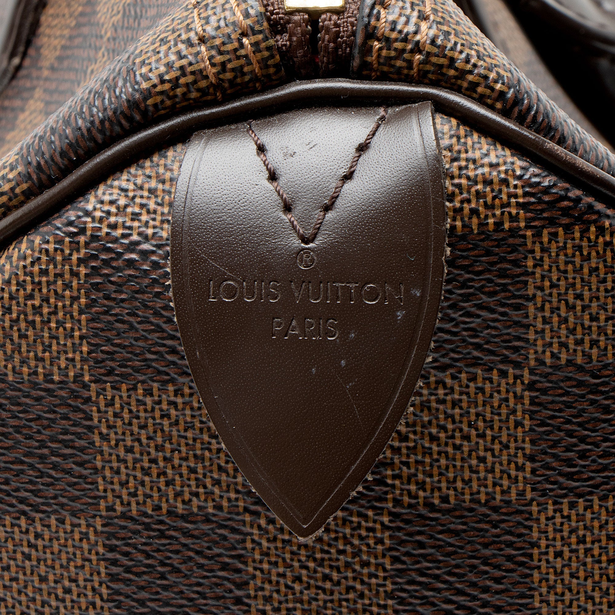 Louis Vuitton Damier Ebene Speedy 30 Satchel