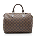 Louis Vuitton Damier Ebene Speedy 30 Satchel