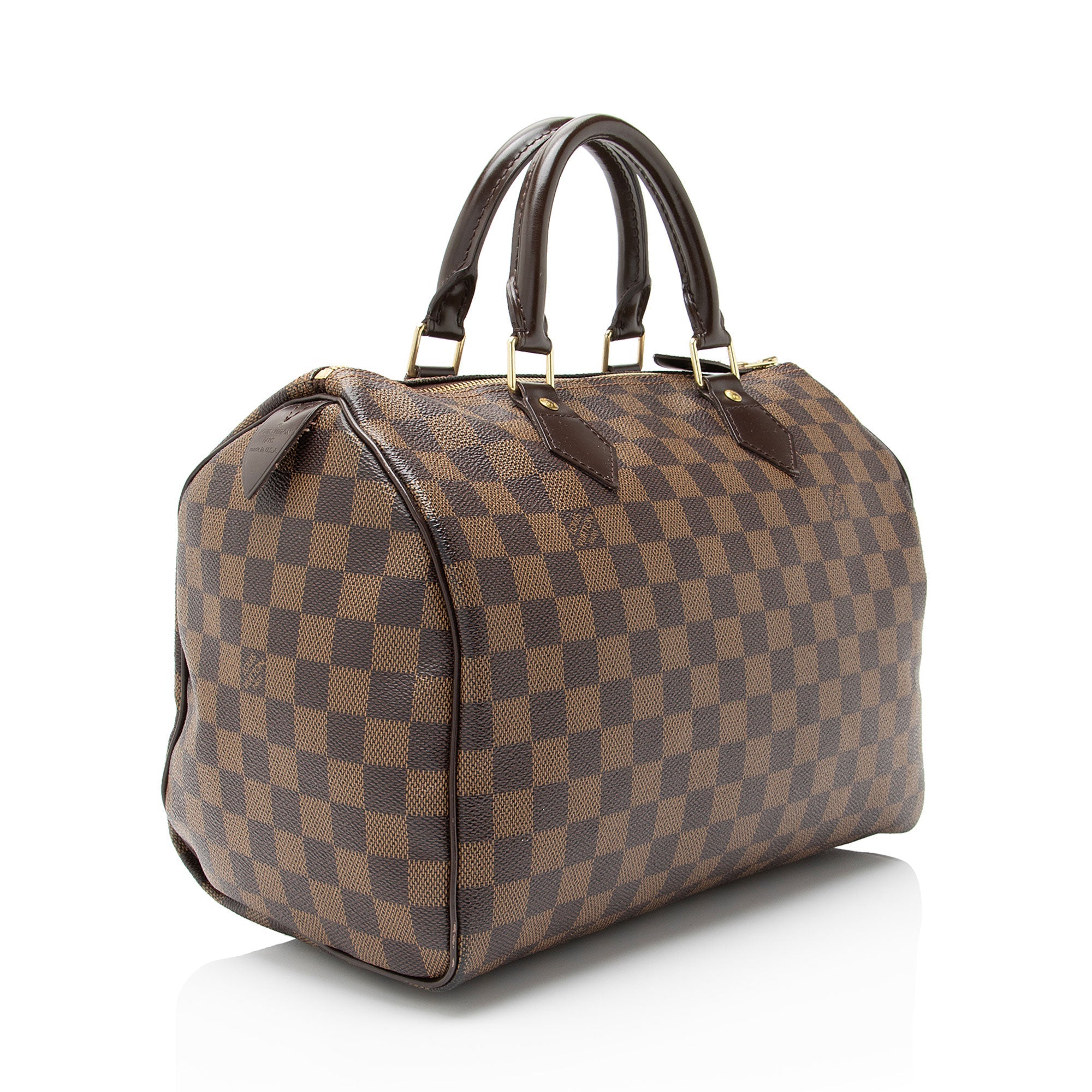 Louis Vuitton Damier Ebene Speedy 30 Satchel