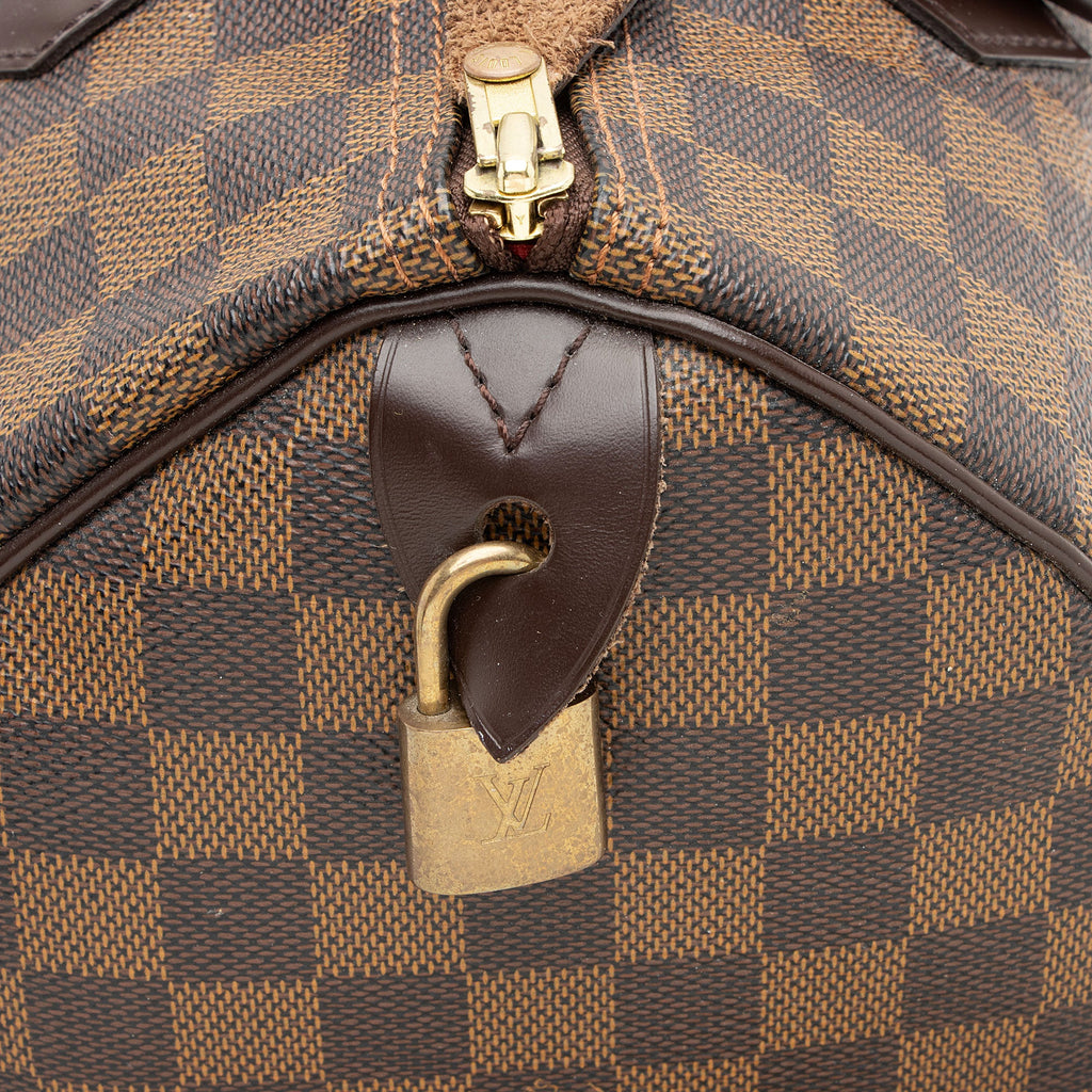 Louis Vuitton Damier Ebene Speedy 30 Satchel
