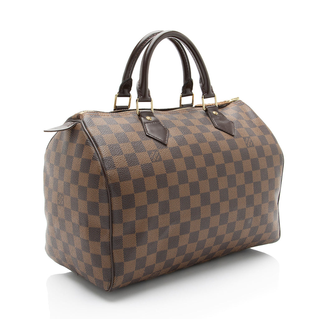 Louis Vuitton Damier Ebene Speedy 30 Satchel