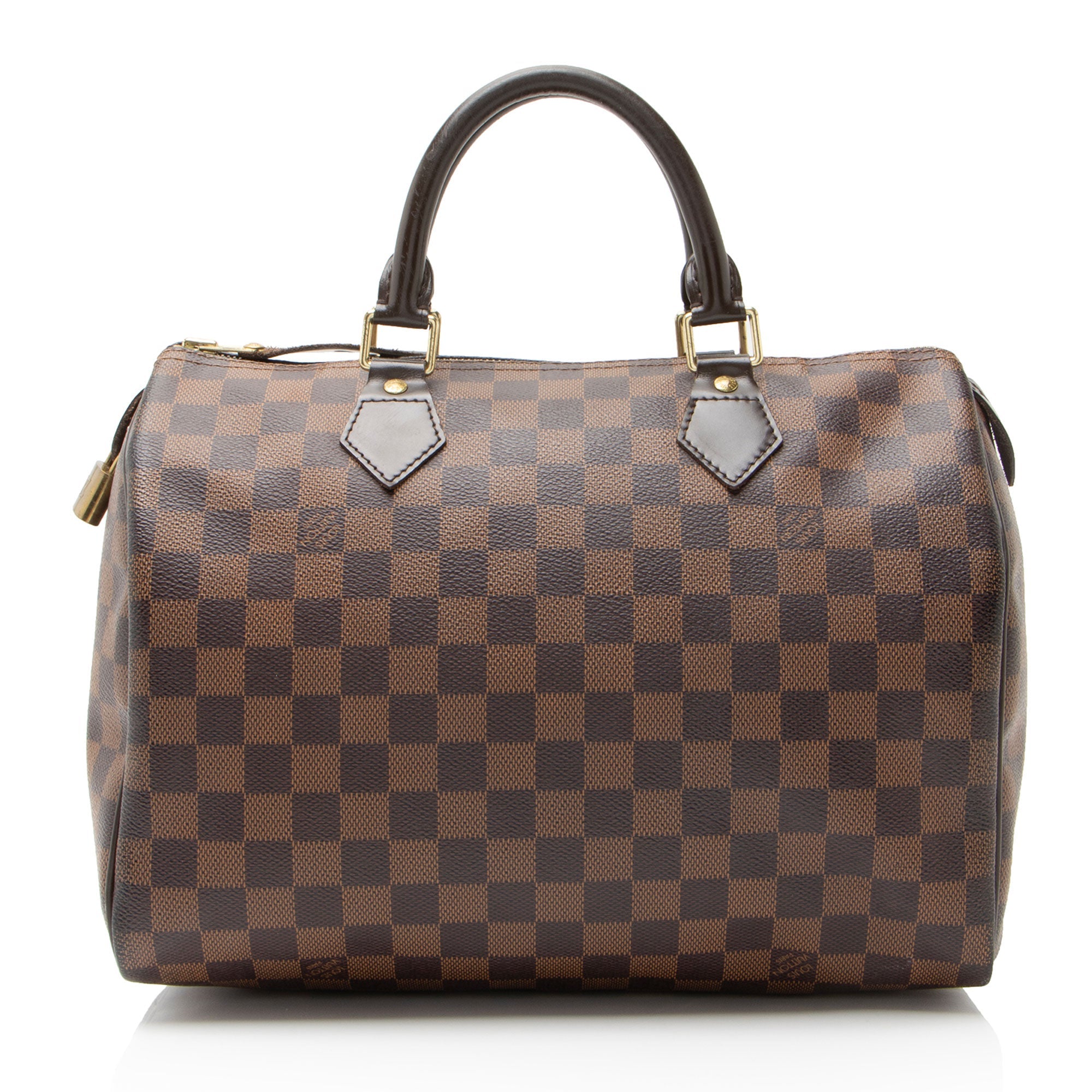 Louis Vuitton Damier Ebene Speedy 30 Satchel
