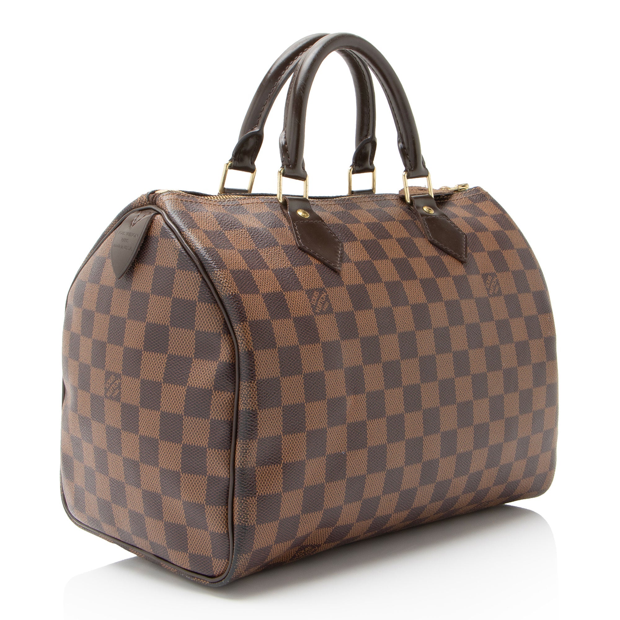 Louis Vuitton Damier Ebene Speedy 30 Satchel