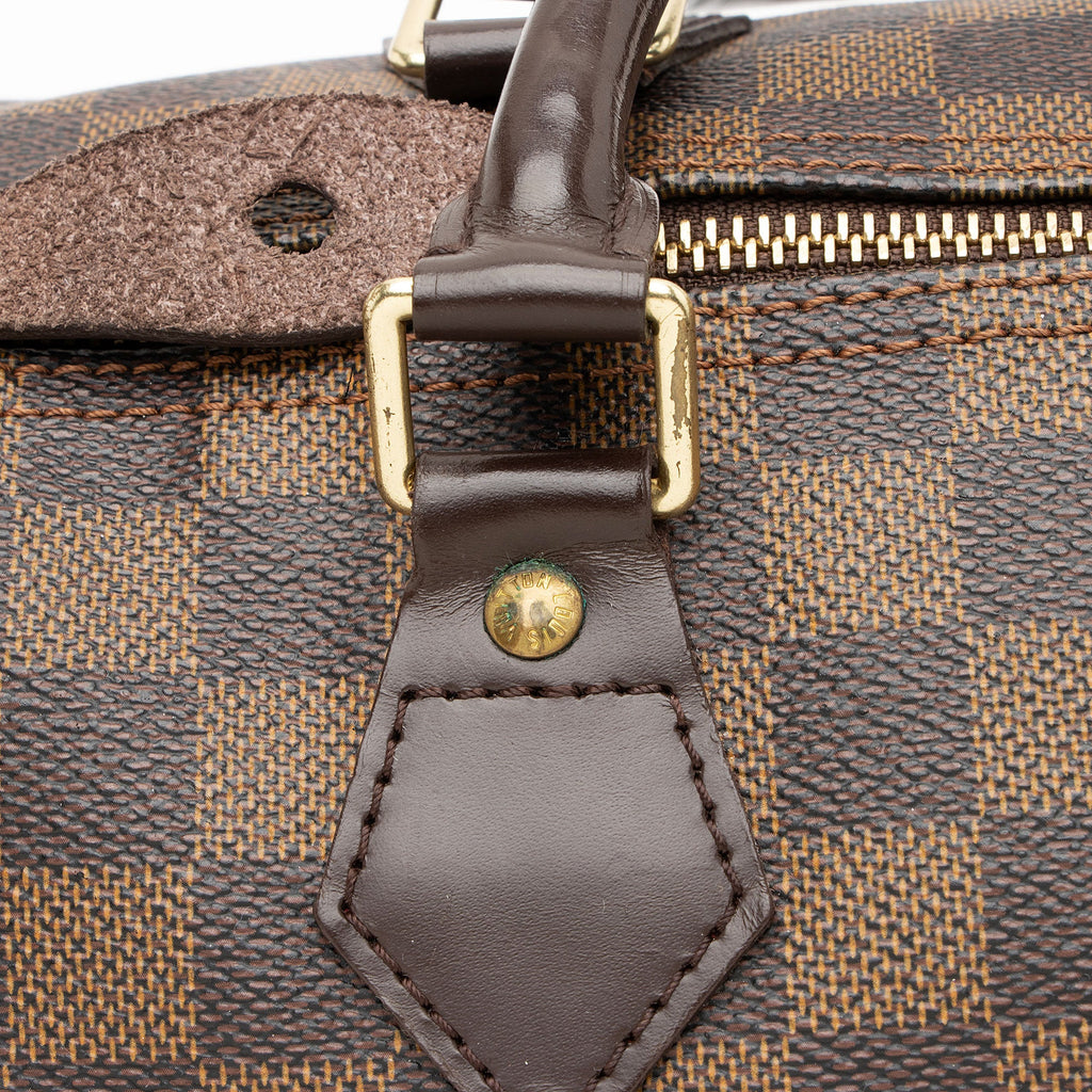 Louis Vuitton Damier Ebene Speedy 30 Satchel