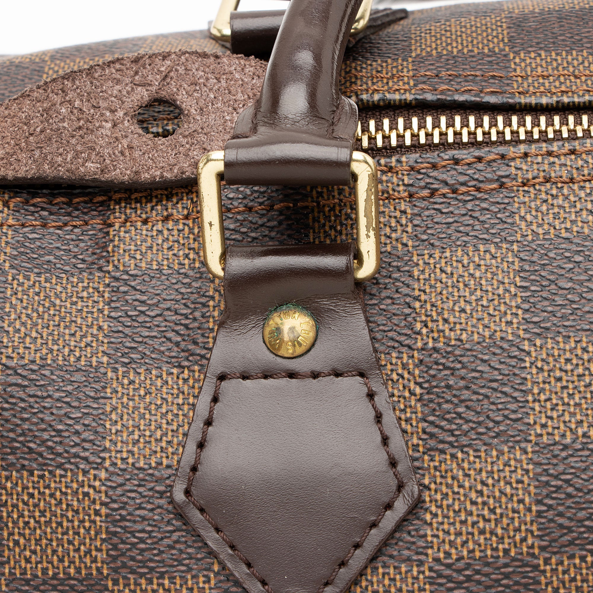 Louis Vuitton Damier Ebene Speedy 30 Satchel