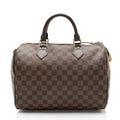 Louis Vuitton Damier Ebene Speedy 30 Satchel