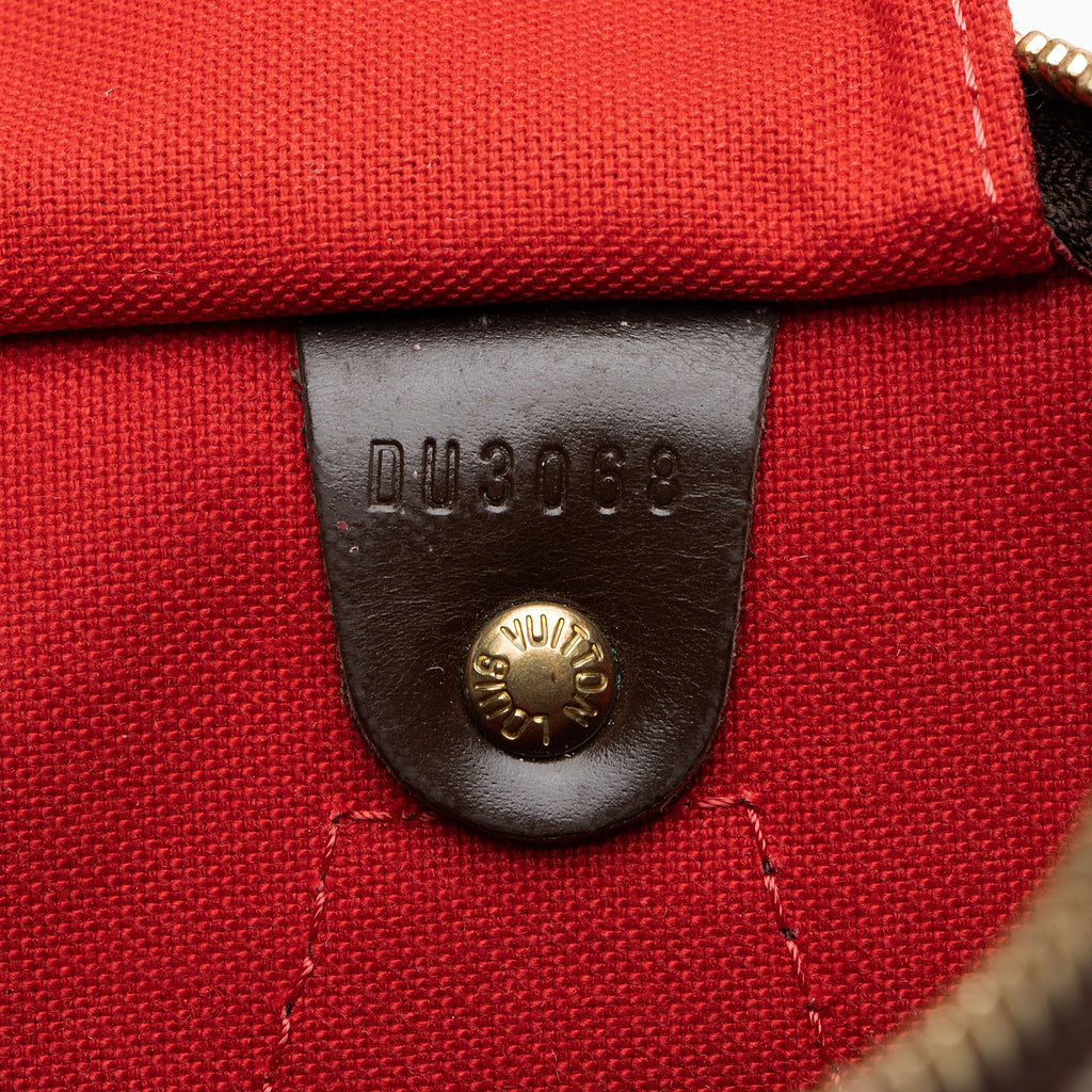 Louis Vuitton Damier Ebene Speedy 30 Satchel
