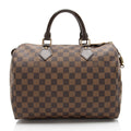 Louis Vuitton Damier Ebene Speedy 30 Satchel