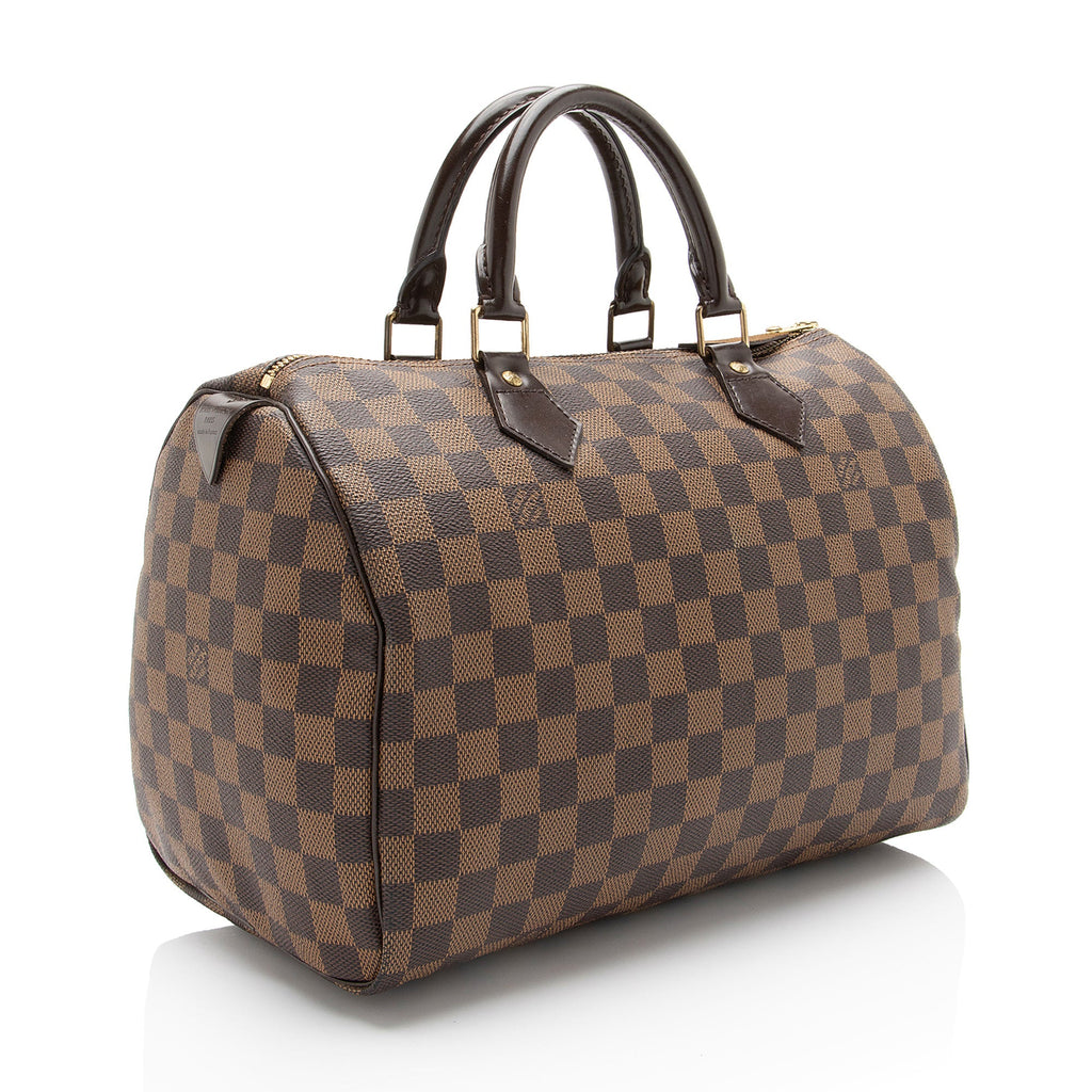 Louis Vuitton Damier Ebene Speedy 30 Satchel