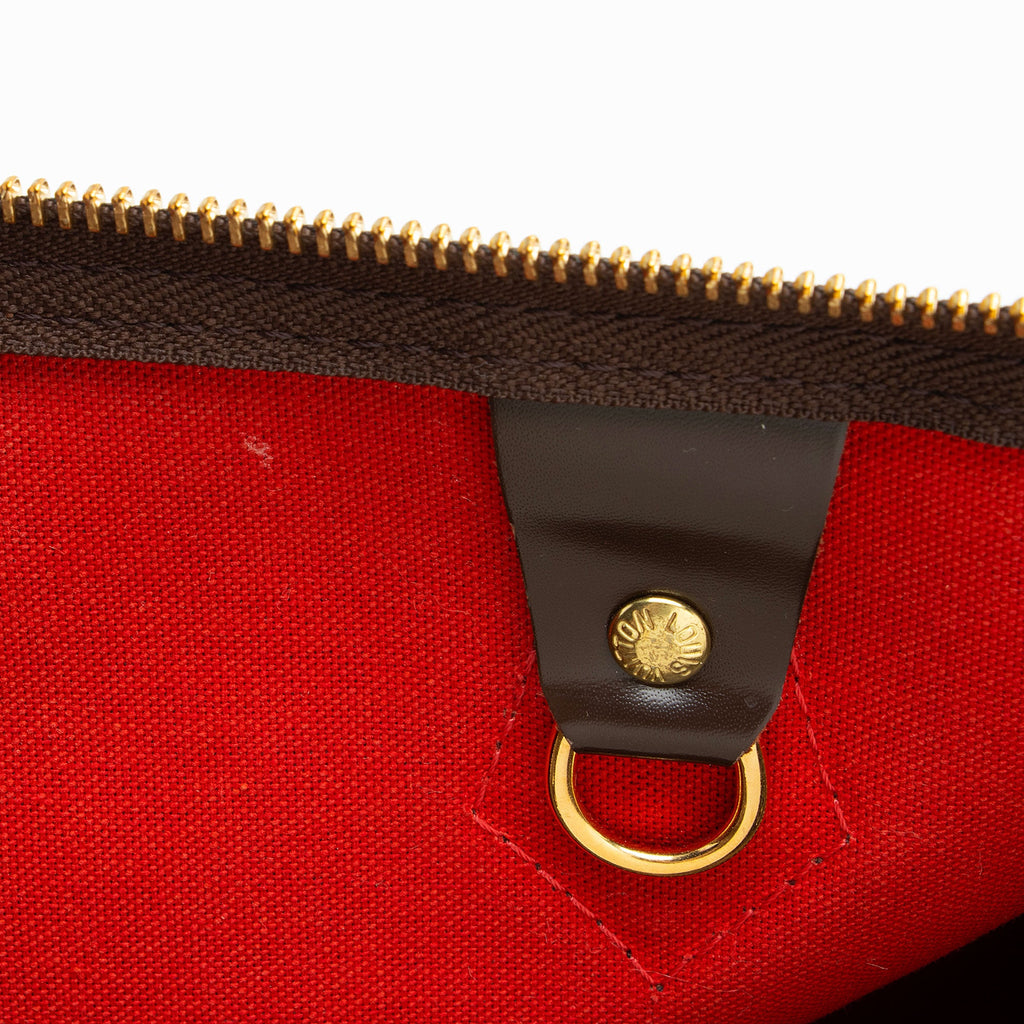 Louis Vuitton Damier Ebene Speedy 35 Satchel (SHF-scUW6C)