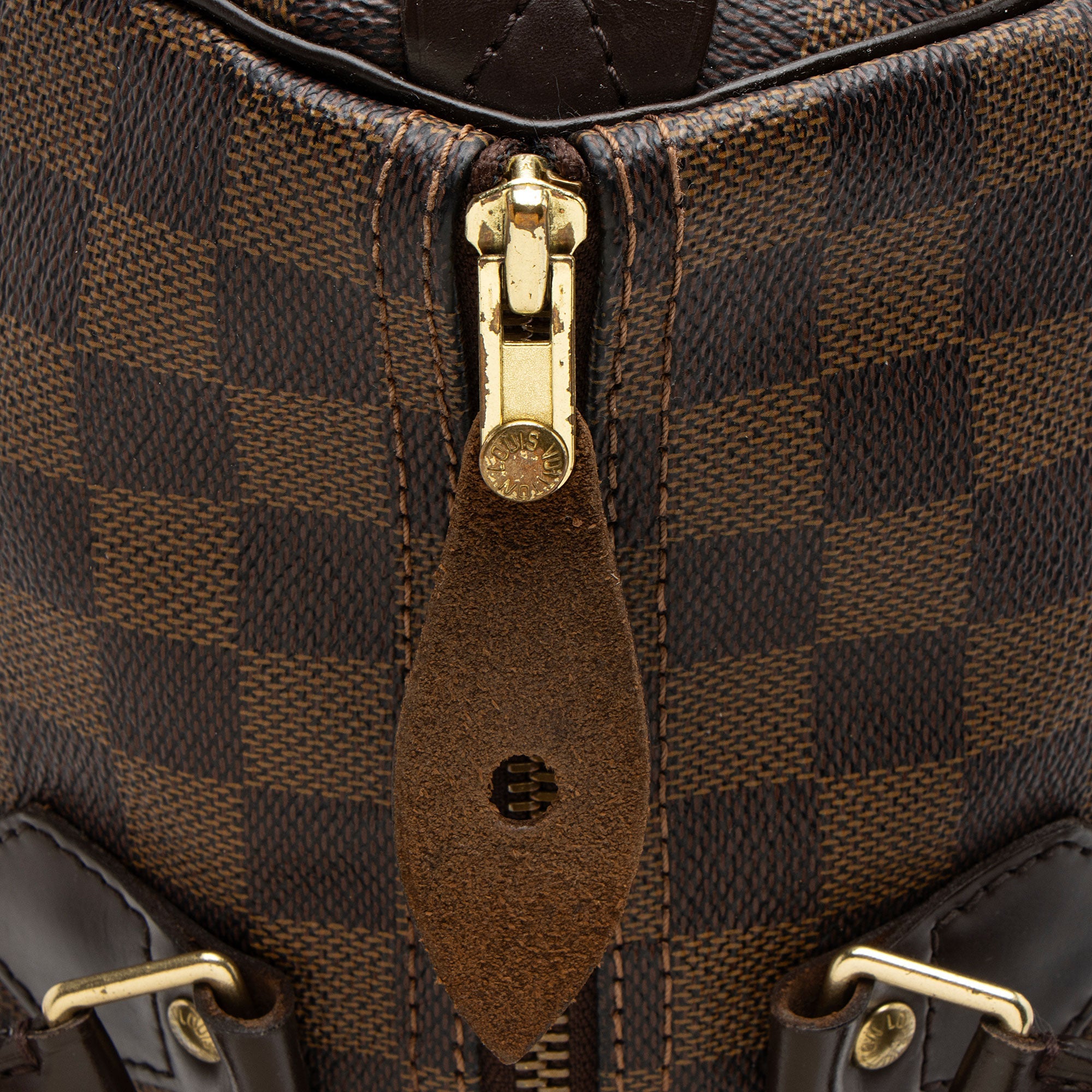 Louis Vuitton Damier Ebene Speedy 35 Satchel (SHF-w0gcrV)