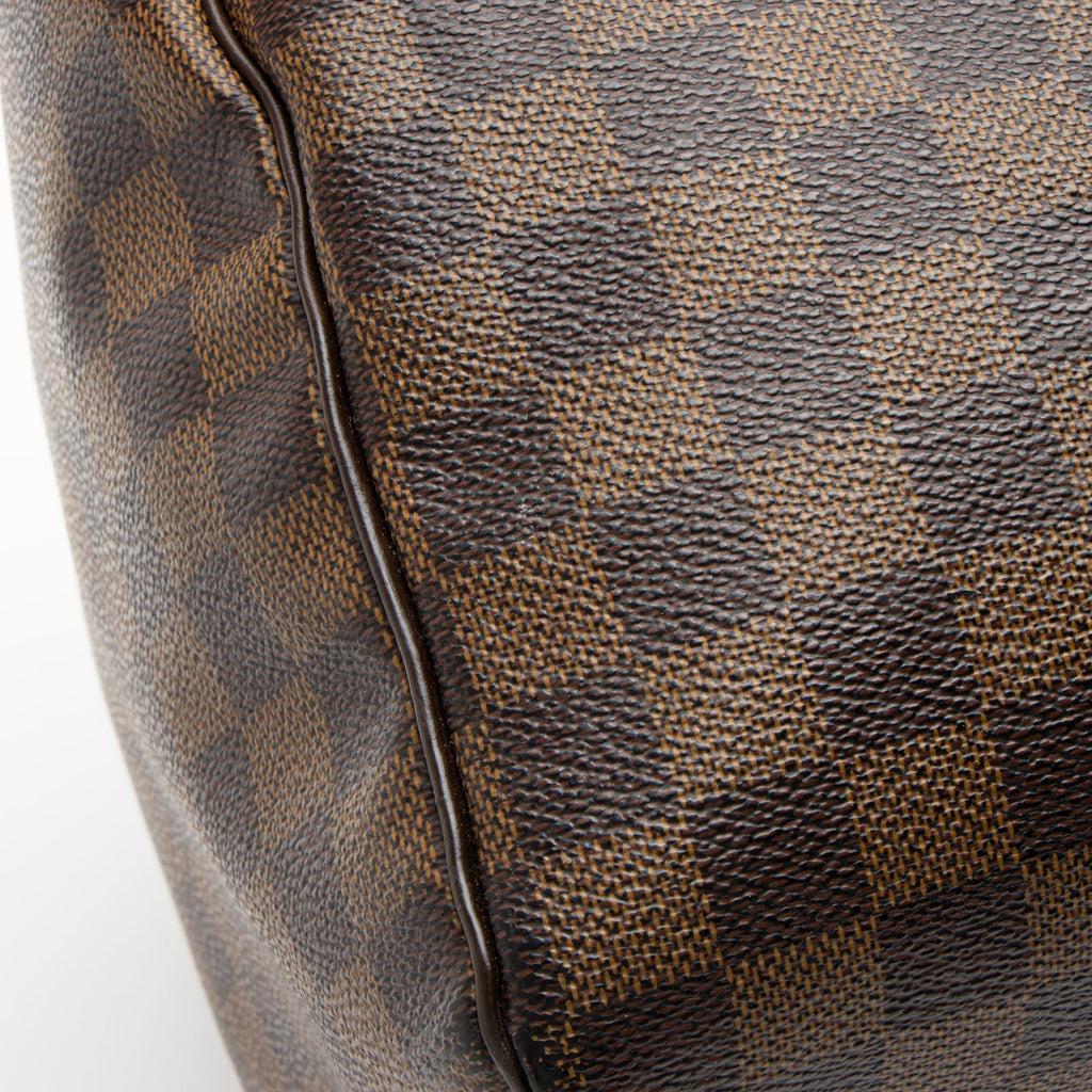 Louis Vuitton Damier Ebene Speedy 35 Satchel (SHF-w0gcrV)