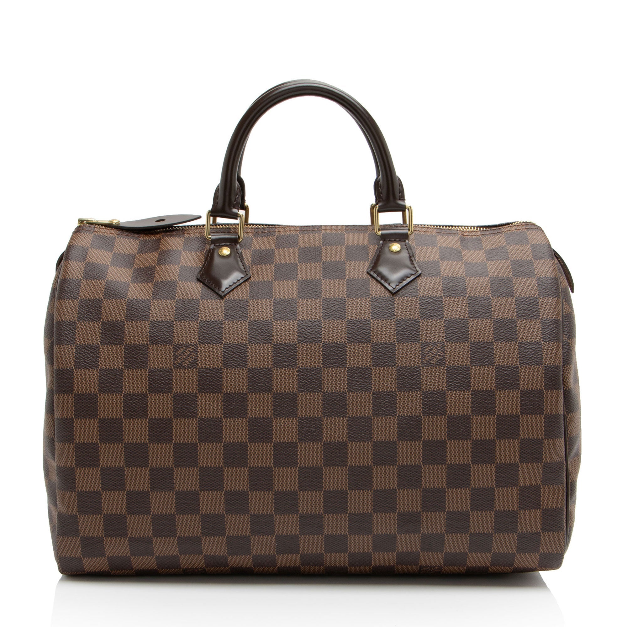 Louis Vuitton Damier Ebene Speedy 35 Satchel