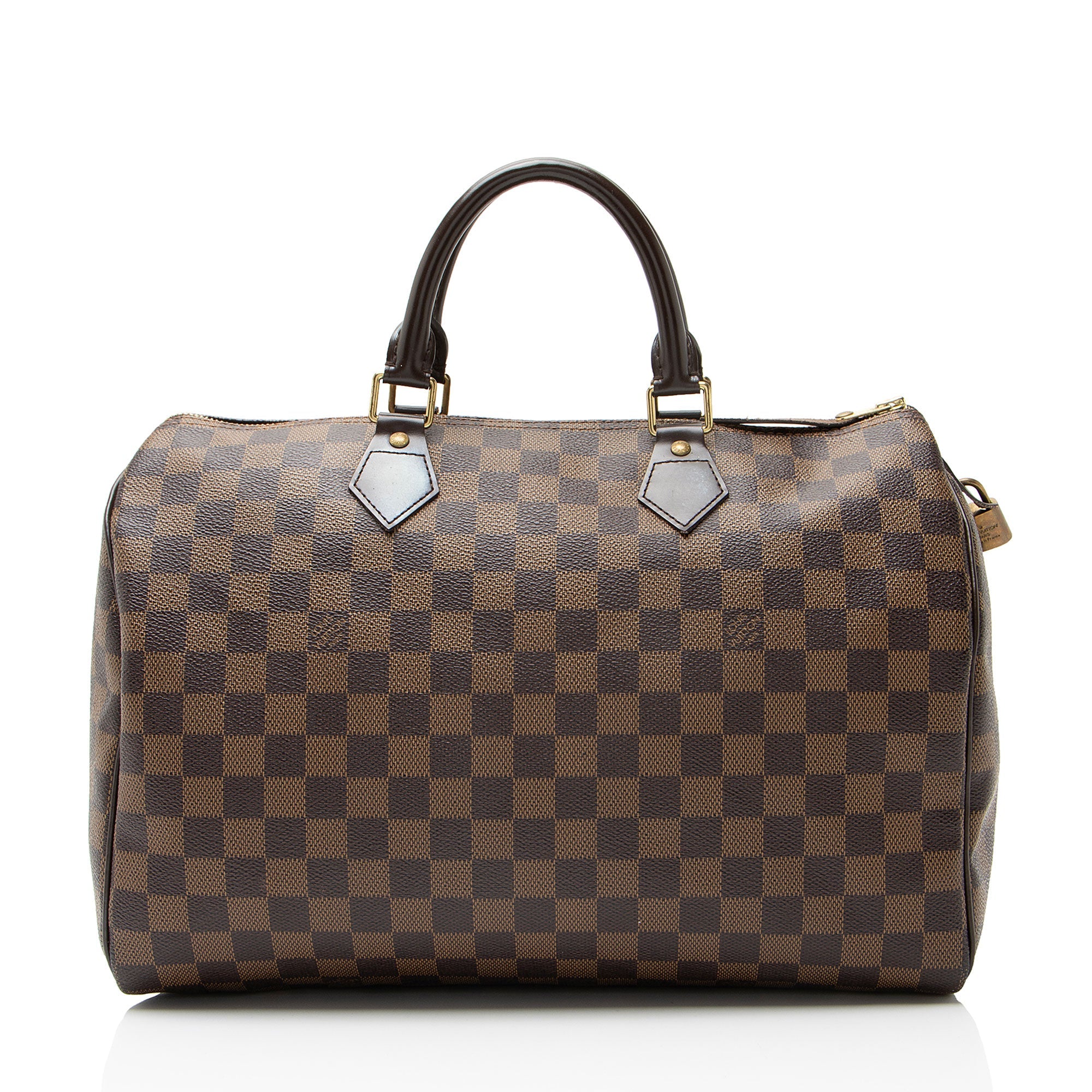 Louis Vuitton Damier Ebene Speedy 35 Satchel