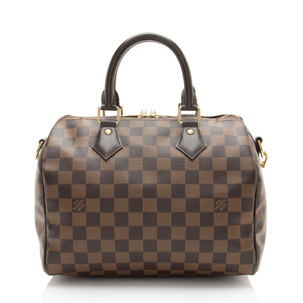 Louis Vuitton Damier Ebene Speedy Bandouliere 25 Satchel