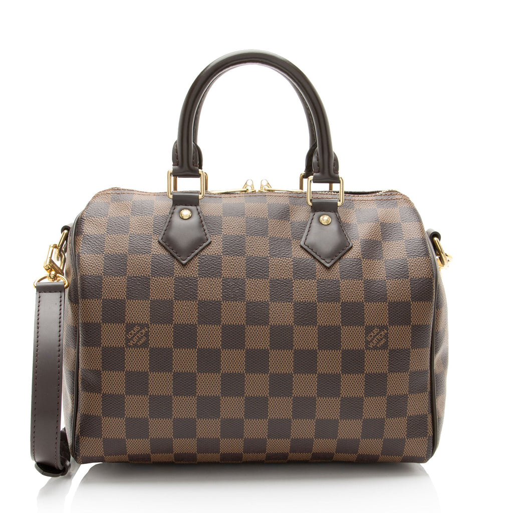 Louis Vuitton Damier Ebene Speedy Bandouliere 25 Satchel