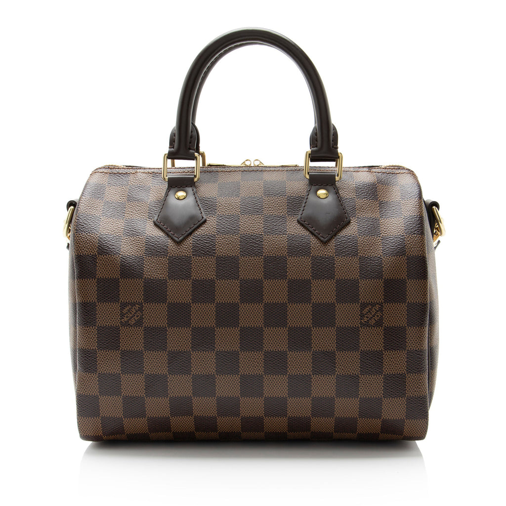 Louis Vuitton Damier Ebene Speedy Bandouliere 25 Satchel