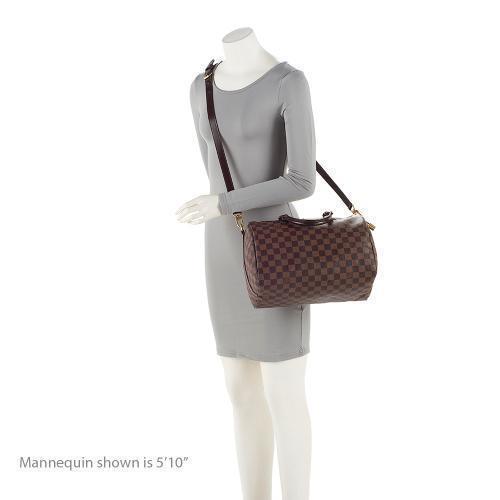Louis Vuitton Damier Ebene Speedy Bandouliere 30 Satchel (SHF-jMwGuO)