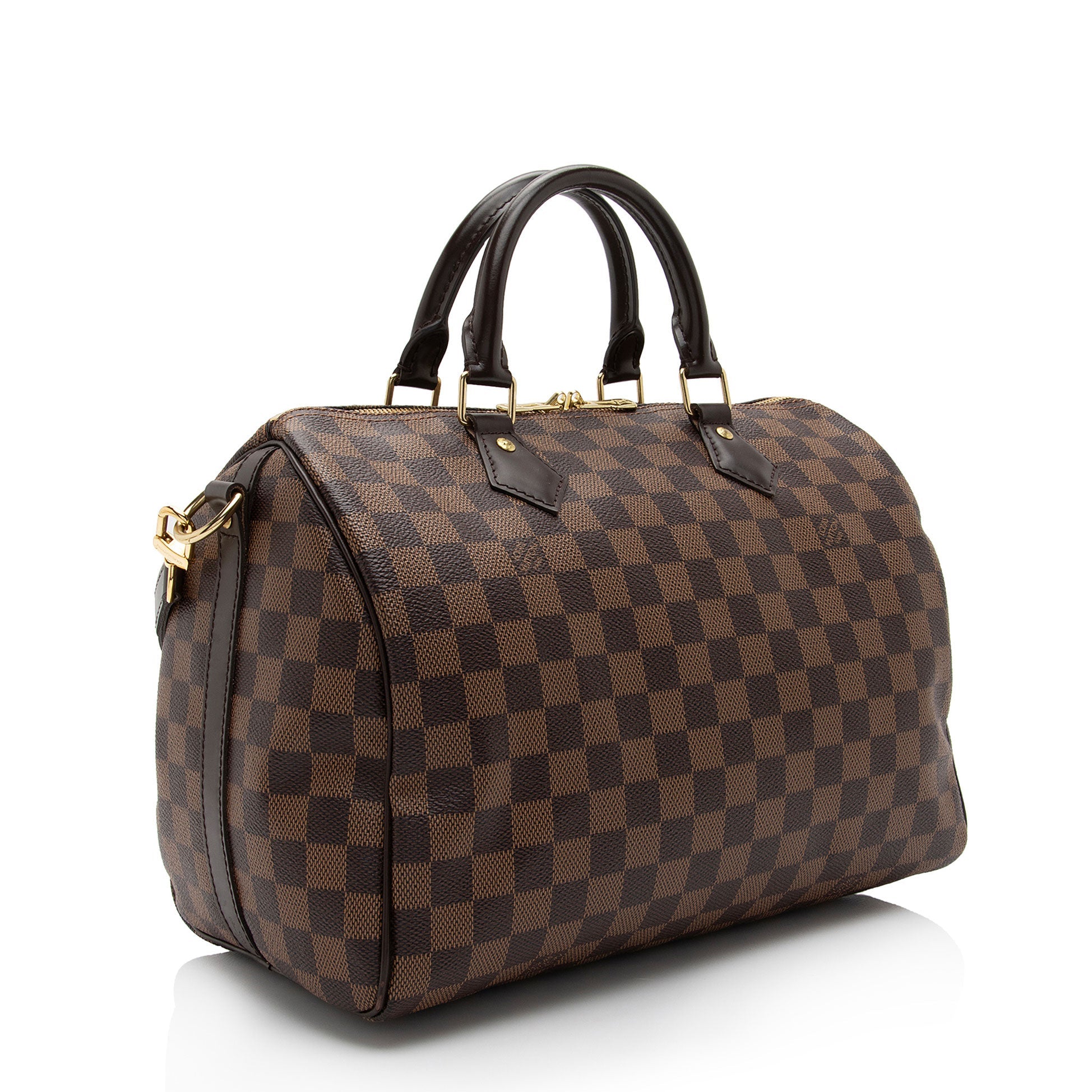 Louis Vuitton Damier Ebene Speedy Bandouliere 30 Satchel (SHF-jMwGuO)