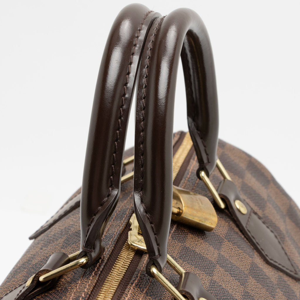 Louis Vuitton Damier Ebene Speedy Bandouliere 30 Satchel (SHF-9xbfu9)
