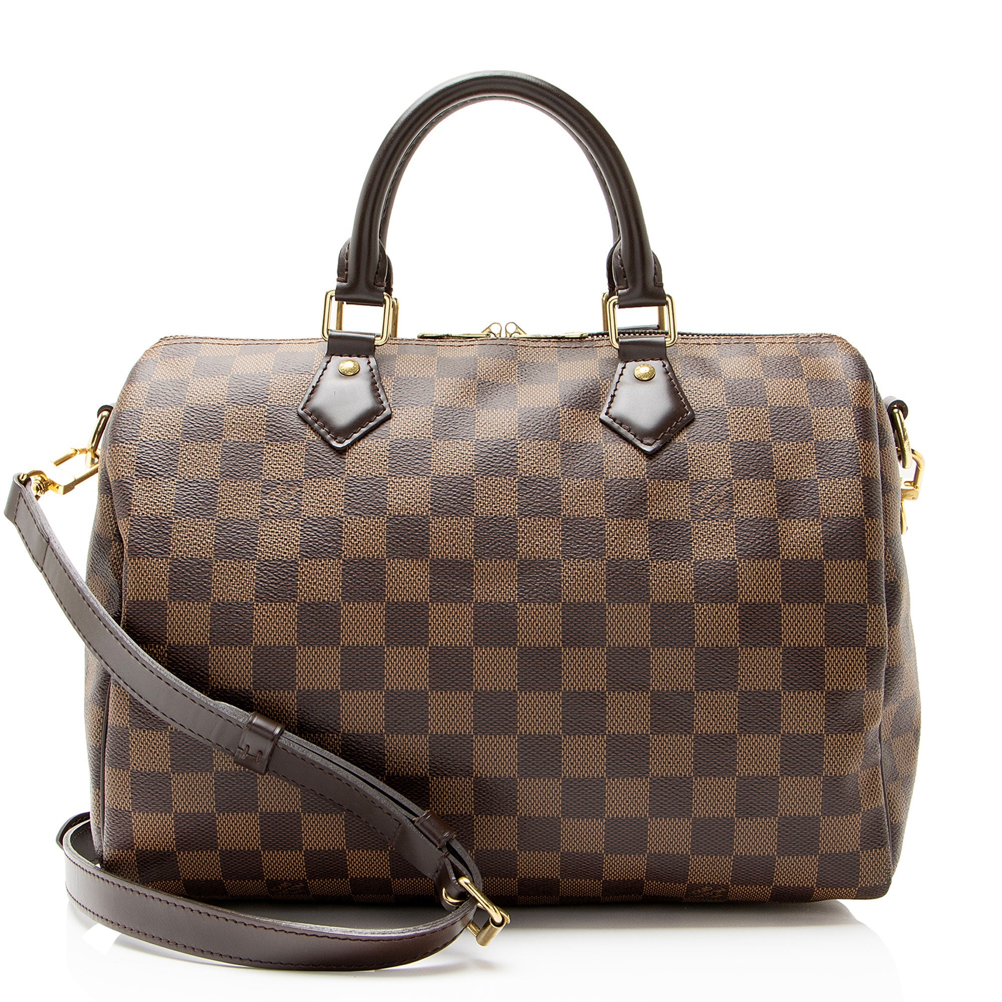 Louis Vuitton Damier Ebene Speedy Bandouliere 30 Satchel