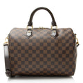Louis Vuitton Damier Ebene Speedy Bandouliere 30 Satchel