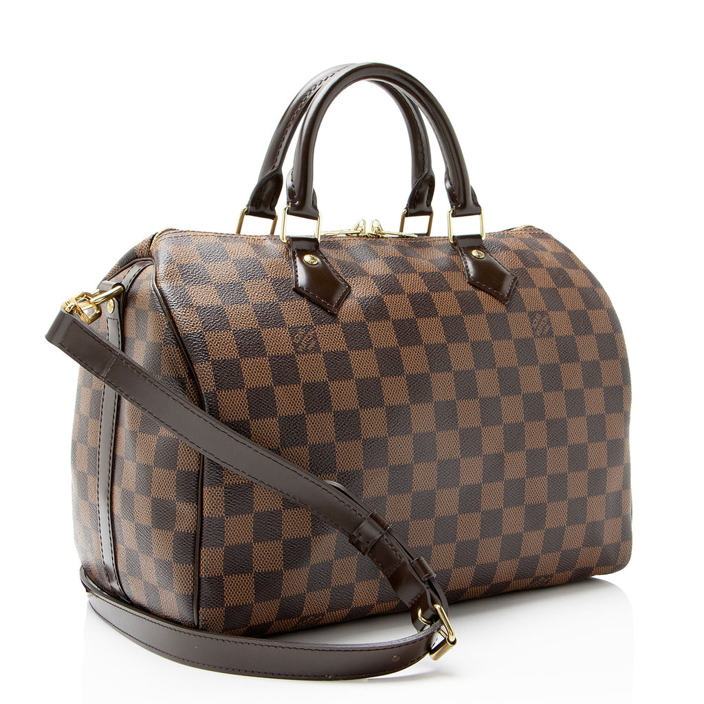 Louis Vuitton Damier Ebene Speedy Bandouliere 30 Satchel