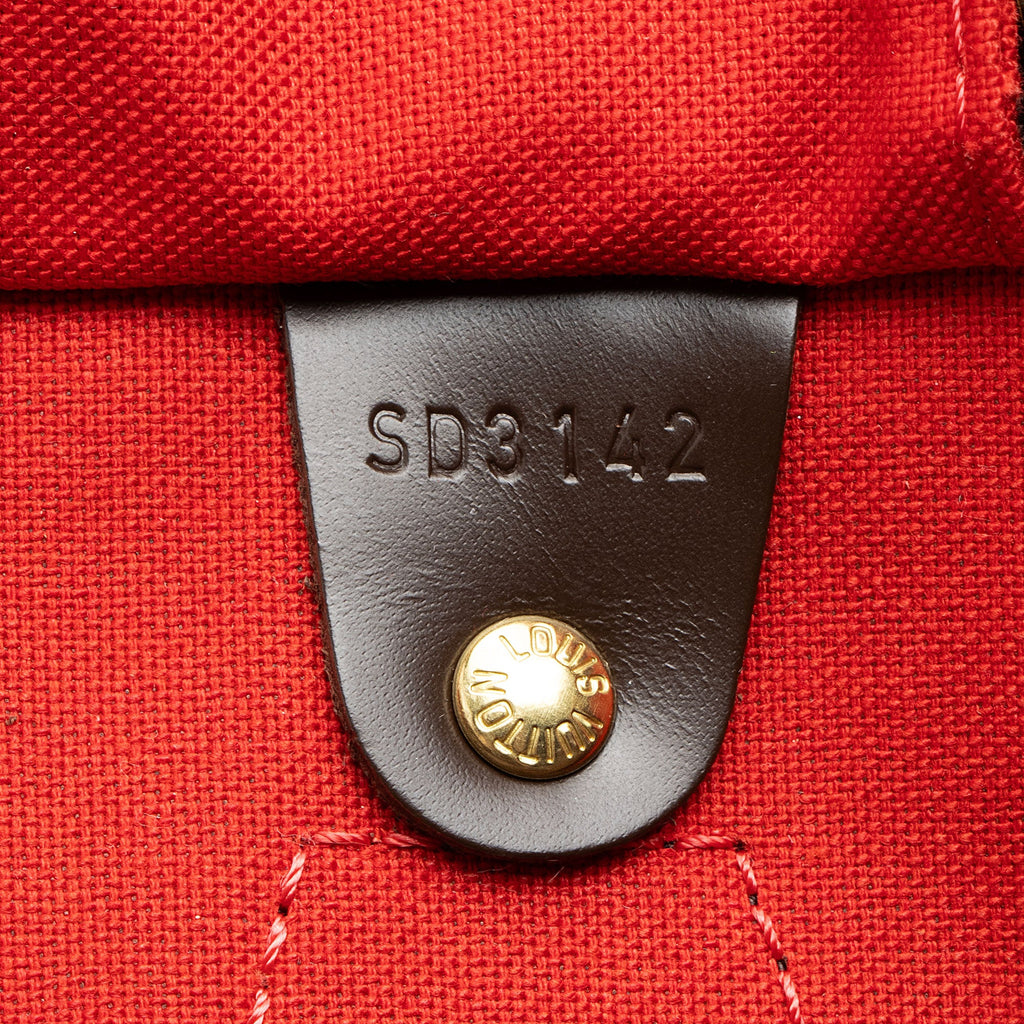 Louis Vuitton Damier Ebene Speedy Bandouliere 30 Satchel