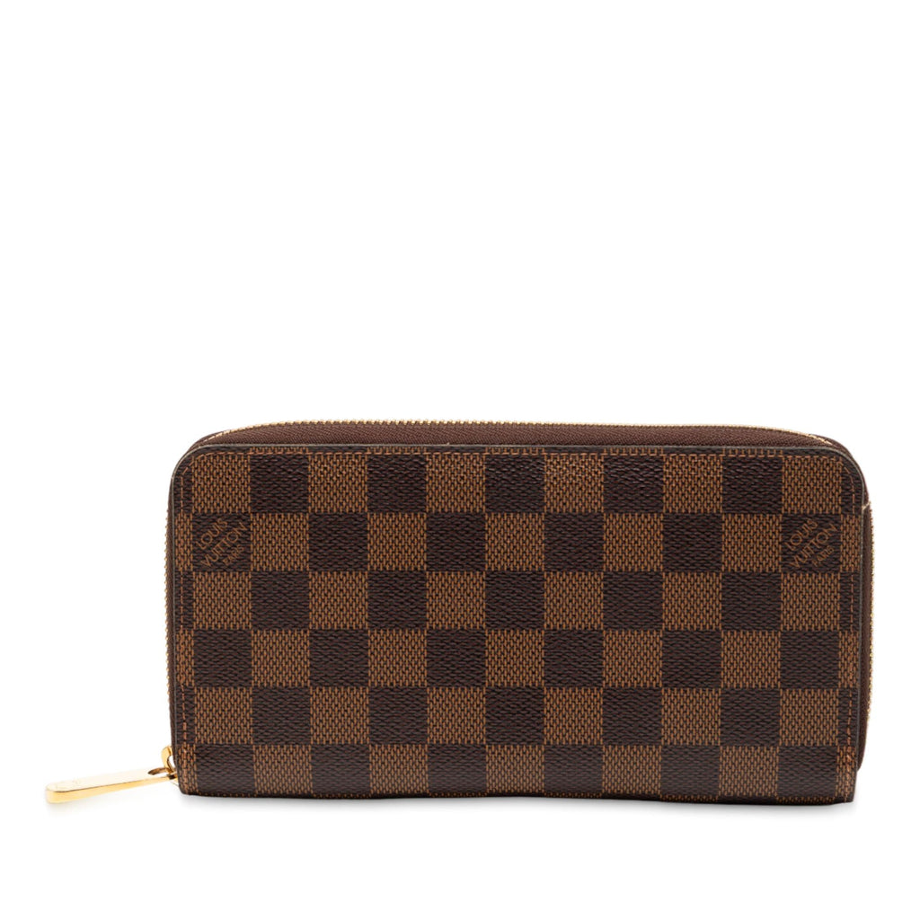 Louis Vuitton Damier Ebene Zippy Long Wallet