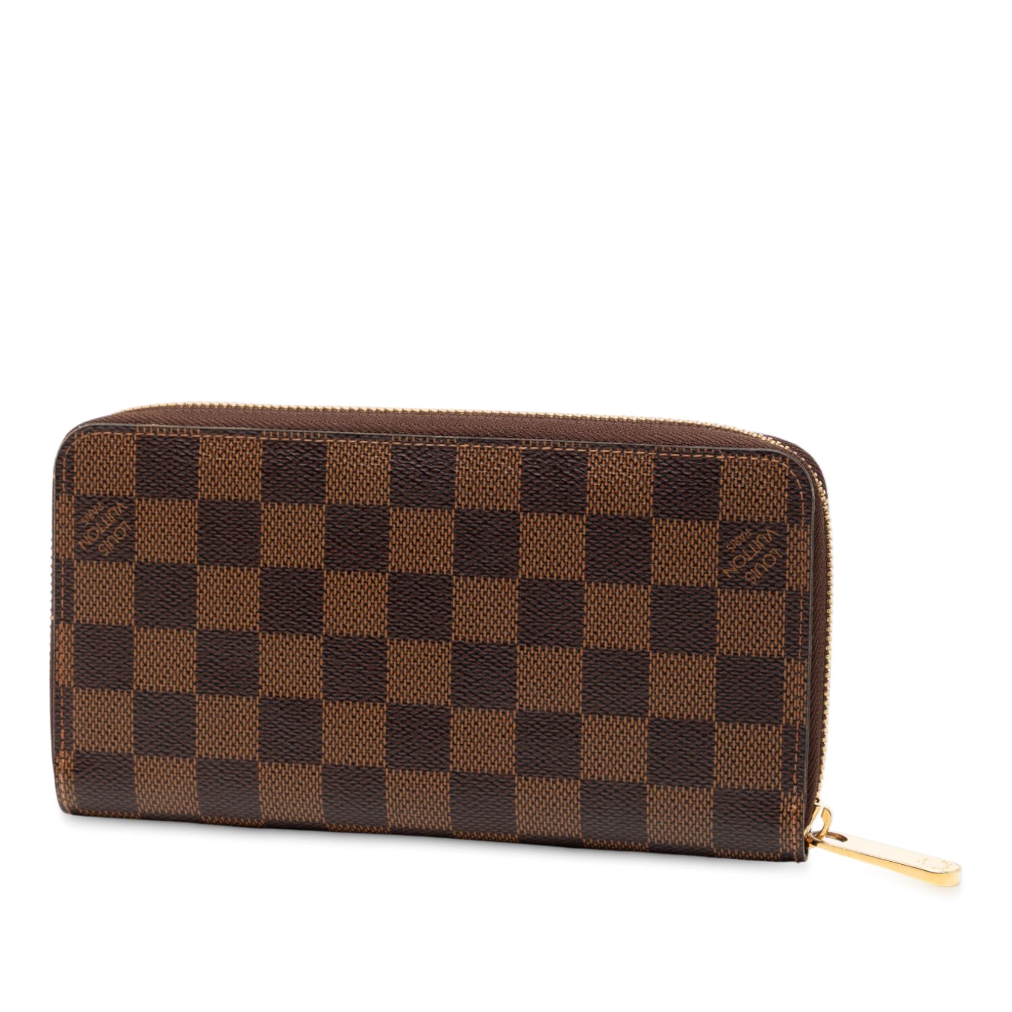 Louis Vuitton Damier Ebene Zippy Long Wallet