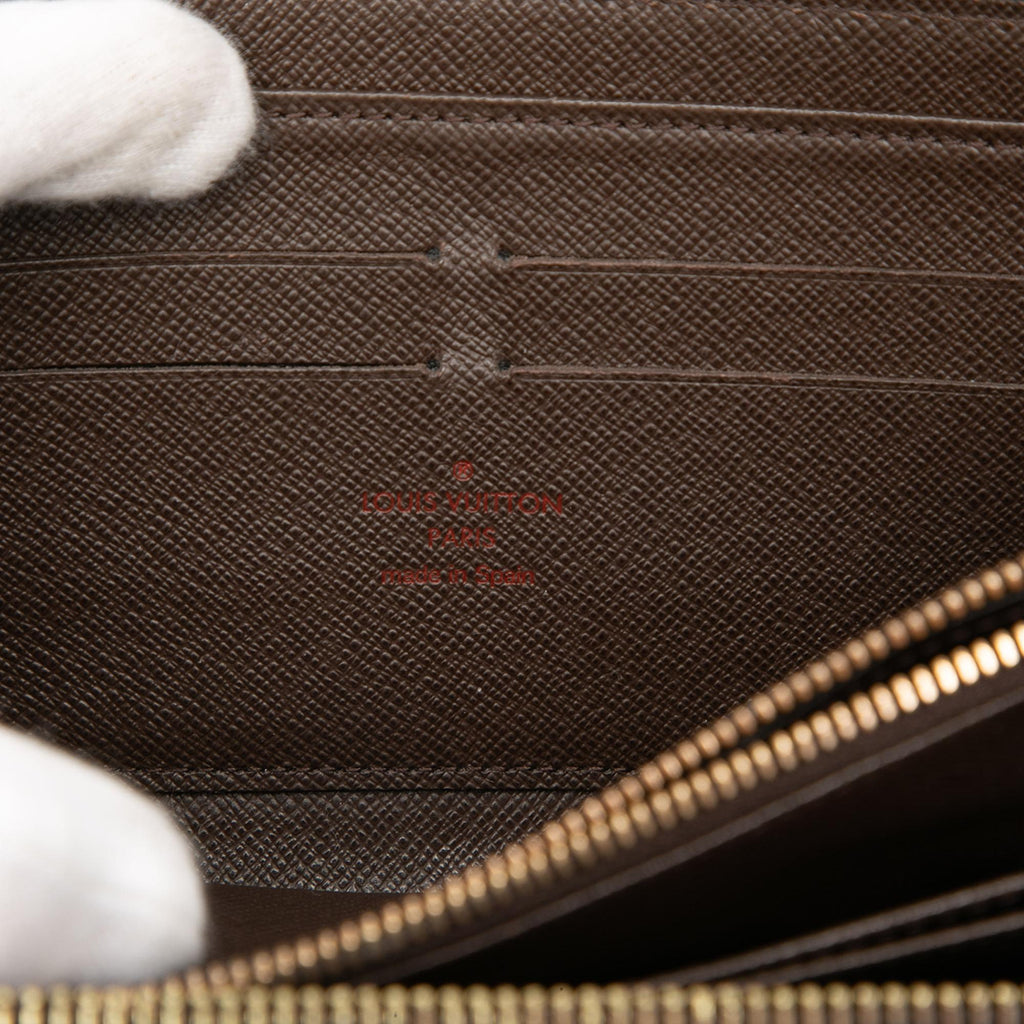 Louis Vuitton Damier Ebene Zippy Long Wallet
