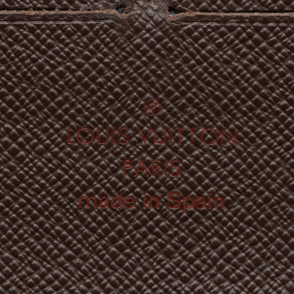 Louis Vuitton Damier Ebene Zippy Organizer Wallet