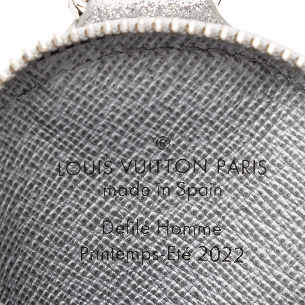 Louis Vuitton Damier Glitter Taurillon In The Loop Trio Pouch