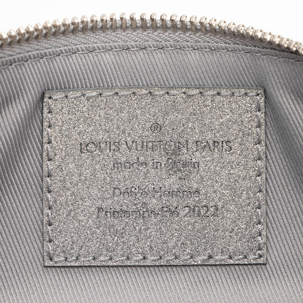 Louis Vuitton Damier Glitter Taurillon In The Loop Trio Pouch