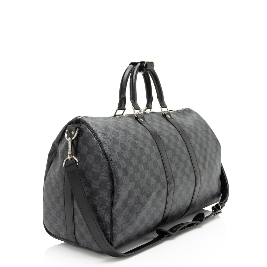 Louis Vuitton Damier Graphite Keepall Bandouliere 45 Duffle