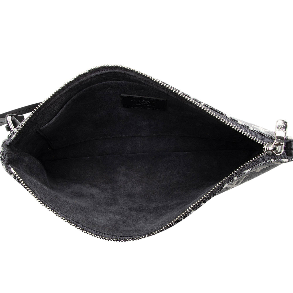 Louis Vuitton Denim Monogram Neverfull MM Pochette