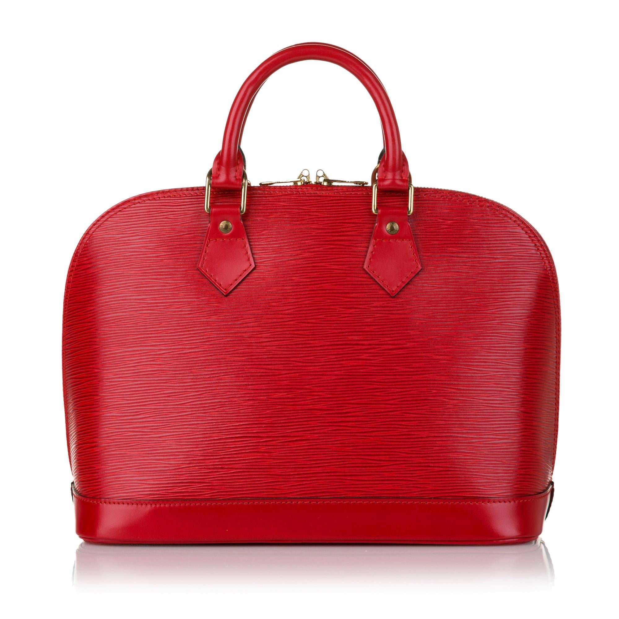 Louis Vuitton Epi Alma PM (SHG-34662)