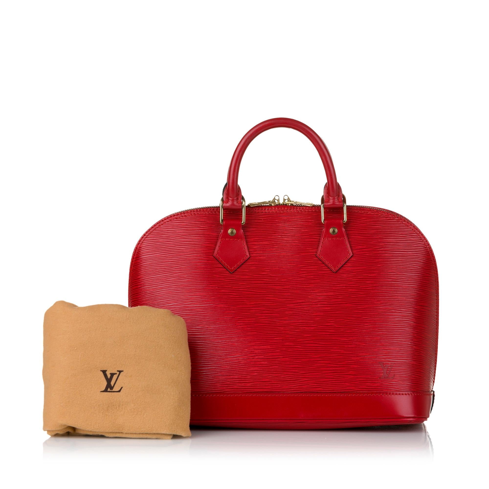 Louis Vuitton Epi Alma PM (SHG-34662)