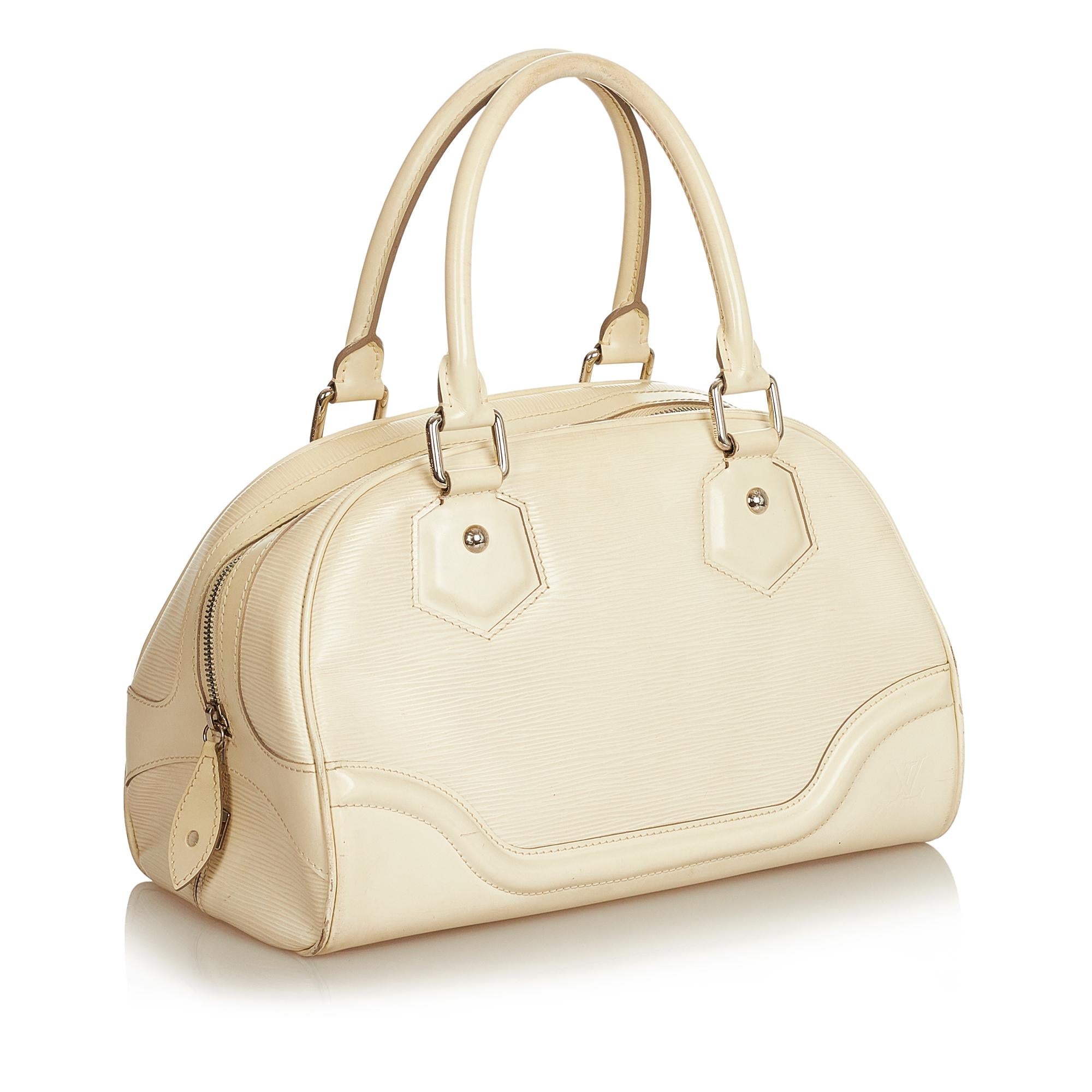 Louis Vuitton Epi Bowling Montaigne PM (SHG-31828)